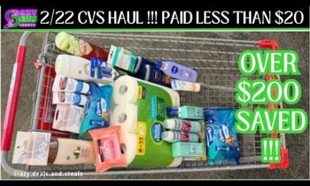 2/22 CVS HAUL 🔥OVER $200 SAVED🔥CVS COUPONING THIS WEEK! #cvshaul #cvsdeals