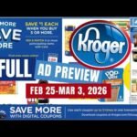 *4x Frozen Fuel Points!?!?* Kroger FULL Ad Preview for 2/25-3/3 | MEGA SALE, Weekly Digitals, & MORE