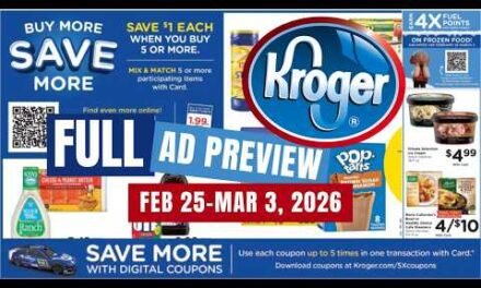 *4x Frozen Fuel Points!?!?* Kroger FULL Ad Preview for 2/25-3/3 | MEGA SALE, Weekly Digitals, & MORE