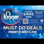 *MEGA SALE* Kroger MUST DO Deals for 2/25-3/3 | Buy 5 Save $1 Each Mega Sale & Weekly Digital Deals