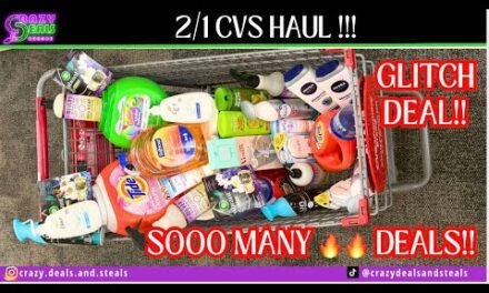 2/1 CVS HAUL 🔥GLITCH DEAL🔥 Sooo Many Hot CVS Deals! Rolling ecb’s & Spend $30 Deals-! #cvshaul