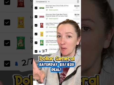 Dollar General Saturday 2/7 Deal! 70% off soda & chips! #dgsaturday