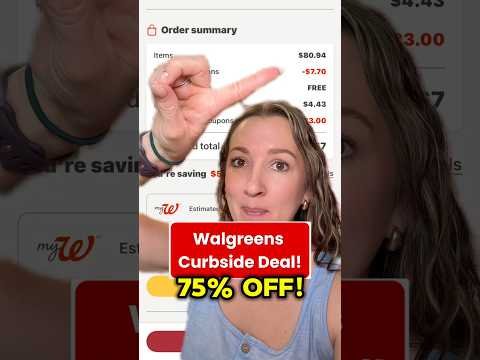 Save 75% online! Walgreens Curbside Deal 2/8-2/14