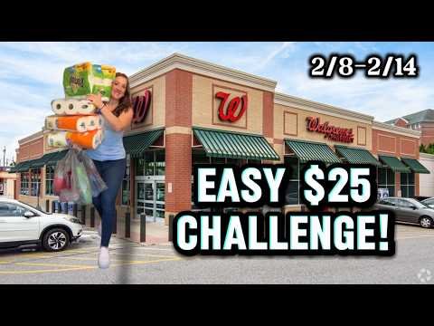 Walgreens Haul- Easy $25 Challenge for Beginner Couponers! 2/8-2/14/26