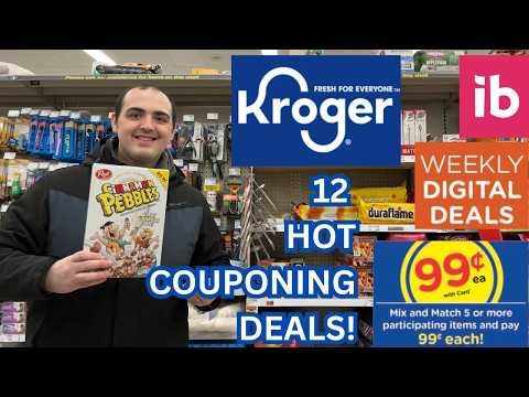12 HOT KROGER COUPONING DEALS! ~ CHEAP CEREAL / MORE ~ 02/11/26 – 02/17/26