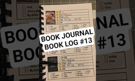 Book Journal Book Log 13 #bookjournal #bookreview #bookchallenge #booktok #bookrec