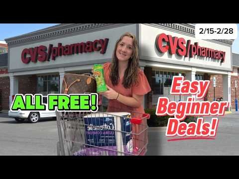 CVS Haul- Large GAIN $5.50! Easy Beginner Coupon Deals 2/15-2/28/26