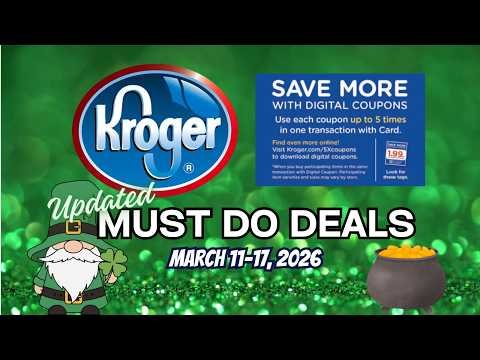 *RUN!* Kroger UPDATED Must Do Deals for 3/11-3/17 | Daily Deal, Garnier, Finish, Air Wick, & MORE