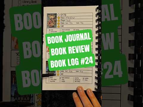 Book Journal, Book Reviews, Book Log 24 #bookjournal #bookreview #bookchallenge #booktok #bookrecs