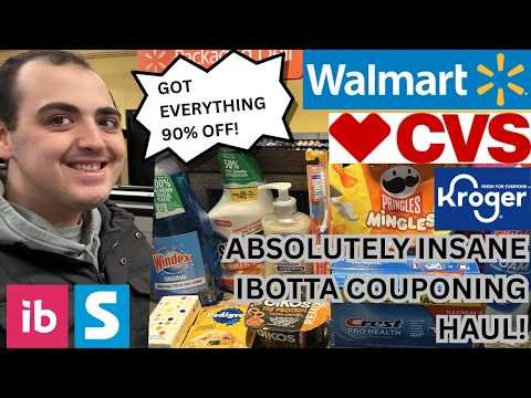 *MUST SEE!* ~ GOT EVERYTHING FOR 90% OFF! ~ ABSOLUTELY INSANE WALMART / CVS / KROGER IBOTTA HAUL!
