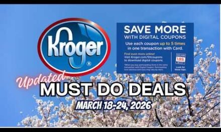 *Dairy Deal* Kroger UPDATED Must Do Deals for 3/18-3/24 | LAST WEEK of 5x Digital Sale???