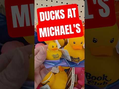 Book Club Ducks at Michael’s #Michaels #ducks #bookclubducks #bookclub #ducksoftiktok