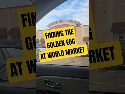 Trying to find the Golden Egg at World Market #worldmarket #goldenegg #scavengerhunt #easteregg
