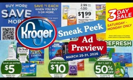 *MEGA SALE* Kroger SNEAK PEEK Ad Preview for 3/25-3/31 | Beauty Event, 3 Day Sale, & MORE