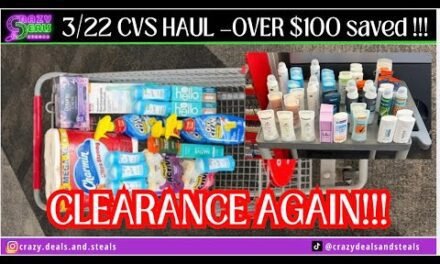 3/22 CVS HAUL (OVER $100 SAVED) Another Great CVS Clearance Haul & Visuals! 3/22 CVS Couponing
