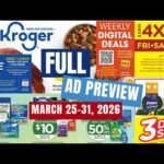 *NEW MEGA* Kroger FULL Ad Preview for 3/25-3/31 | Beauty Event, Weekly Digitals, 3 Day Sale, & More