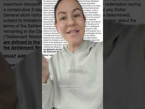 Dollar General DID WHAT?? Class Action Lawsuit Against DG! #dollargeneralcouponing