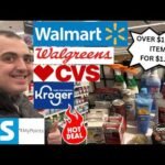 *MUST SEE HAUL!* ~ I GOT OVER $150 OF ITEMS FOR $1.11! ~ WALMART / KROGER / CVS / WALGREENS ~ 3/24