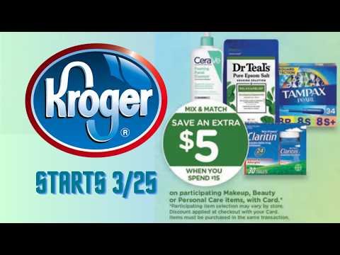 Kroger’s *BEAUTY EVENT & HEALTH EVENT* Deals for 3/25-3/31 | Spend & Save Instantly
