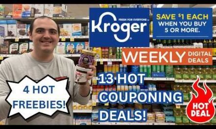 4 HOT FREEBIES AT KROGER! ~ 13 HOT KROGER COUPONING DEALS! ~ NEW MEGA EVENT / MORE ~ 03/25 – 03/31