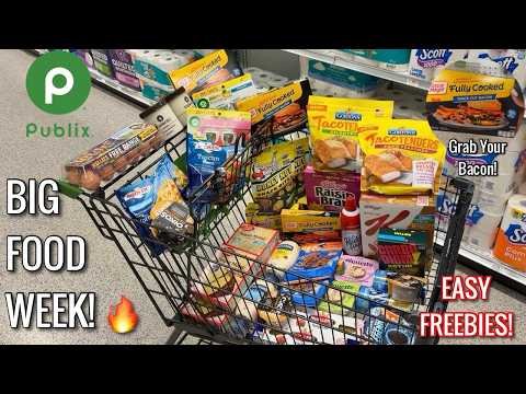 Publix Free & Cheap Grocery Couponing Deals & Haul| BIG FOOD WEEK!| FREEBIES! 3/25-4/4 or 3/26-4/4