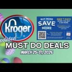 *3 DAY SALE* Kroger UPDATED Must Do Deals for 3/25-3/31 | 4x Fuel Points, Weekly Digitals, & MORE