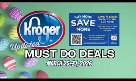*3 DAY SALE* Kroger UPDATED Must Do Deals for 3/25-3/31 | 4x Fuel Points, Weekly Digitals, & MORE