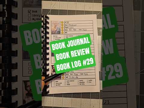 Book Journal, Book Reviews, Book Log 29 #bookjournal #bookreview #bookchallenge #booktok #bookrecs
