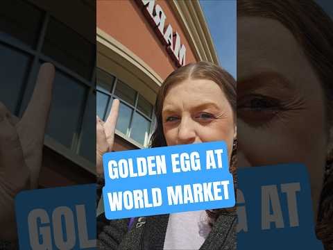 Looking for the Golden Egg at World Market. #goldenegg #worldmarket #scavengerhunt #easteregg