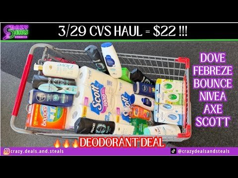3/29 CVS HAUL (HUGE SAVINGS THIS WEEK) SURPRISE CRT’S!! Dove, Nivea, P&G & MORE! 3/29 CVS Couponing