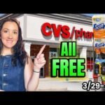 CVS Haul – Got $103 of products for FREE! All Digital Coupon Deals 3/29-4/11/26