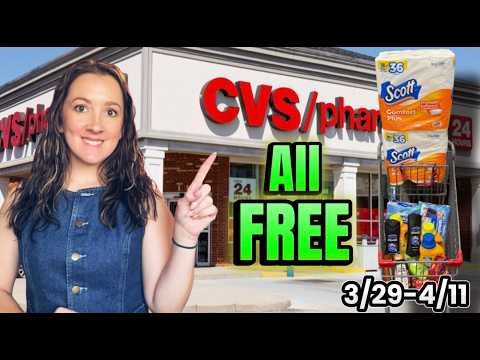 CVS Haul - Got $103 of products for FREE! All Digital Coupon Deals 3/29-4/11/26