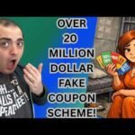 SHE MADE OVER $20 MILLION IN FAKE COUPONS!! 😳😳 ~ THIS IS TRULY INSANE!!!