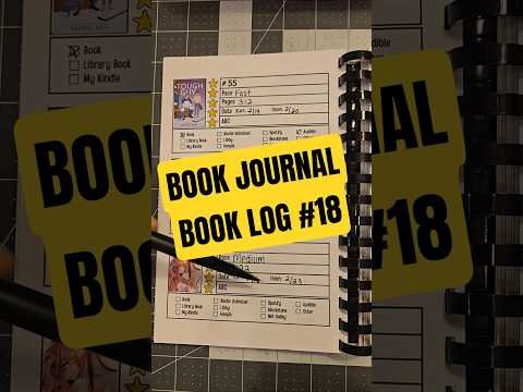 Book Journal Book Log 18 #bookjournal #bookreview #bookchallenge #booktok #bookrecs