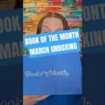 Book of the Month March Unboxing and now I am a BFF Member #bookofthemonth #botm #bookmail #booktote