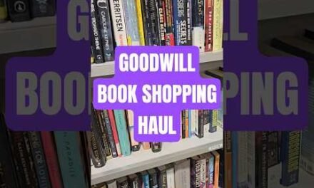 Book Vlog and Haul at Goodwill #goodwill #books #thrift #goodwillhunting #goodwillhaul