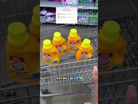 Free + Money Maker Arm & Hammer Laundry Detergent at Walmart! 3/1