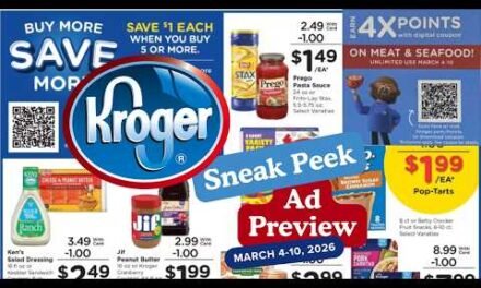 *4x Meat & Seafood* Kroger SNEAK PEEK Ad Preview for 3/4-3/10 | MEGA SALE & MORE