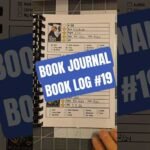 Book Journal Book Log 19 #bookjournal #bookreview #bookchallenge #booktok #bookrecs