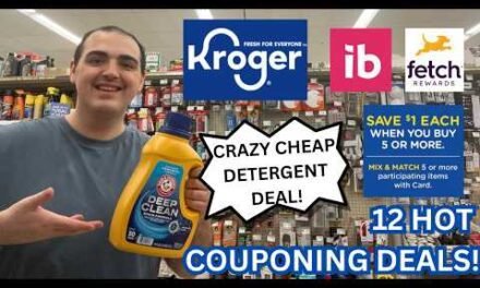 CRAZY CHEAP DETERGENT DEAL AT KROGER! ~ 12 HOT KROGER COUPONING DEALS ~ MEGA EVENT / MORE ~ 03/06/26