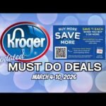 *RUN DEALS* Kroger UPDATED Must Do Deals 3/4-3/10 | $.50 Laundry Detergent, Snacks, & MORE