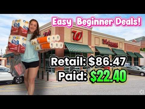 Walgreens Haul- Easy Beginner Deals! Roll Rewards to save 75% 3/8-3/15