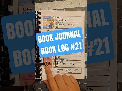 Book Journal Book Log 21 #bookjournal #bookreview #bookchallenge #booktok #bookrecs