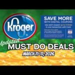 *DAILY DROP* Kroger UPDATED Must Do Deals for 3/11-3/17 | Appetizers, Sausage, Wholly, & MORE