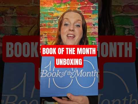 Book of the Month April Unboxing #botm #bookmail #bookofthemonth #books ##unboxing
