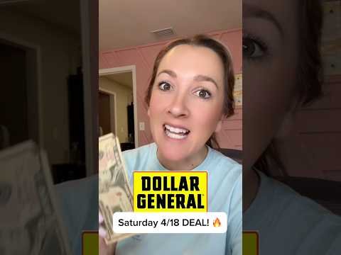 Dollar General Saturday Deal save 60%!! 4/18!