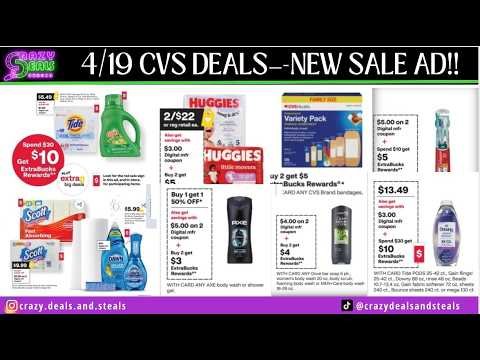 4/11 CVS DEALS-Must Do CVS Deals (NEW SALE AD) Body Wash, Baby Care, Cosmetics, & MORE #cvscouponing