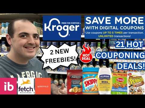** SO MANY NEW KROGER DEALS ** ~ 21 HOT KROGER COUPONING DEALS! ~ 2 NEW FREEBIES! ~ 04/18/26