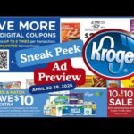 *10 for $10* Kroger SNEAK PEEK Ad Preview for 4/22-4/28 | 5x Digitals, Kroger Event, & MORE