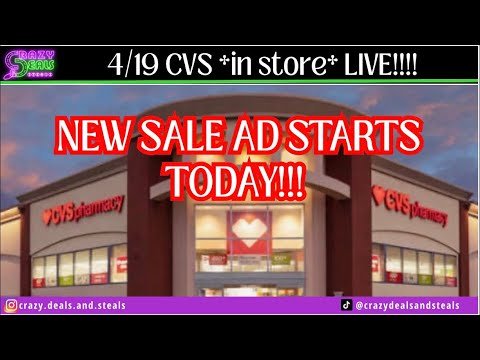 4/19 CVS *in store* LIVE!New CVS Sale Ad!  CVS Deals (Laundry, Paper Products., Body Wash) #cvshaul